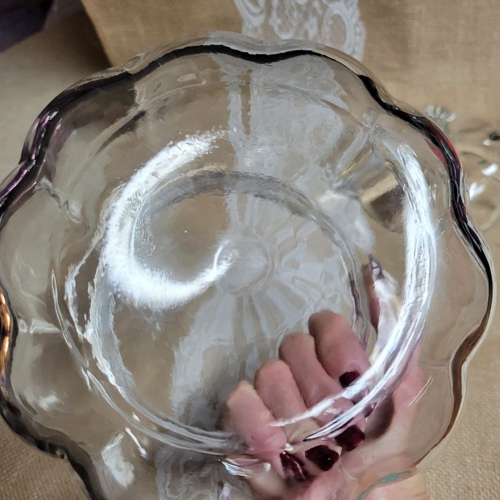 Glass pumpkin candy bowl - Picture 3 of 5